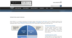 Desktop Screenshot of mcewendubovis.com